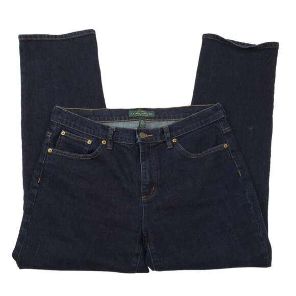 Lauren Ralph Lauren Denim - Lauren Ralph Lauren Classic Straight Leg Crop Jeans Size 12